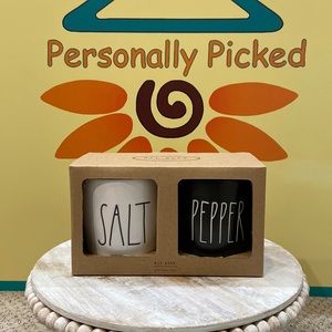 Rae Dunn SALT & PEPPER Cellars